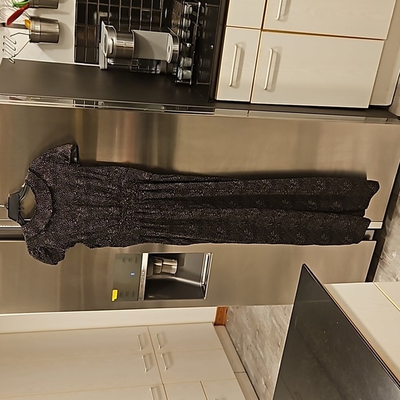 💕ROUJE💕 Floriane Jumpsuit ~ Black Polka Dot Print FR 40 = US 8 - Picture 13 of 16